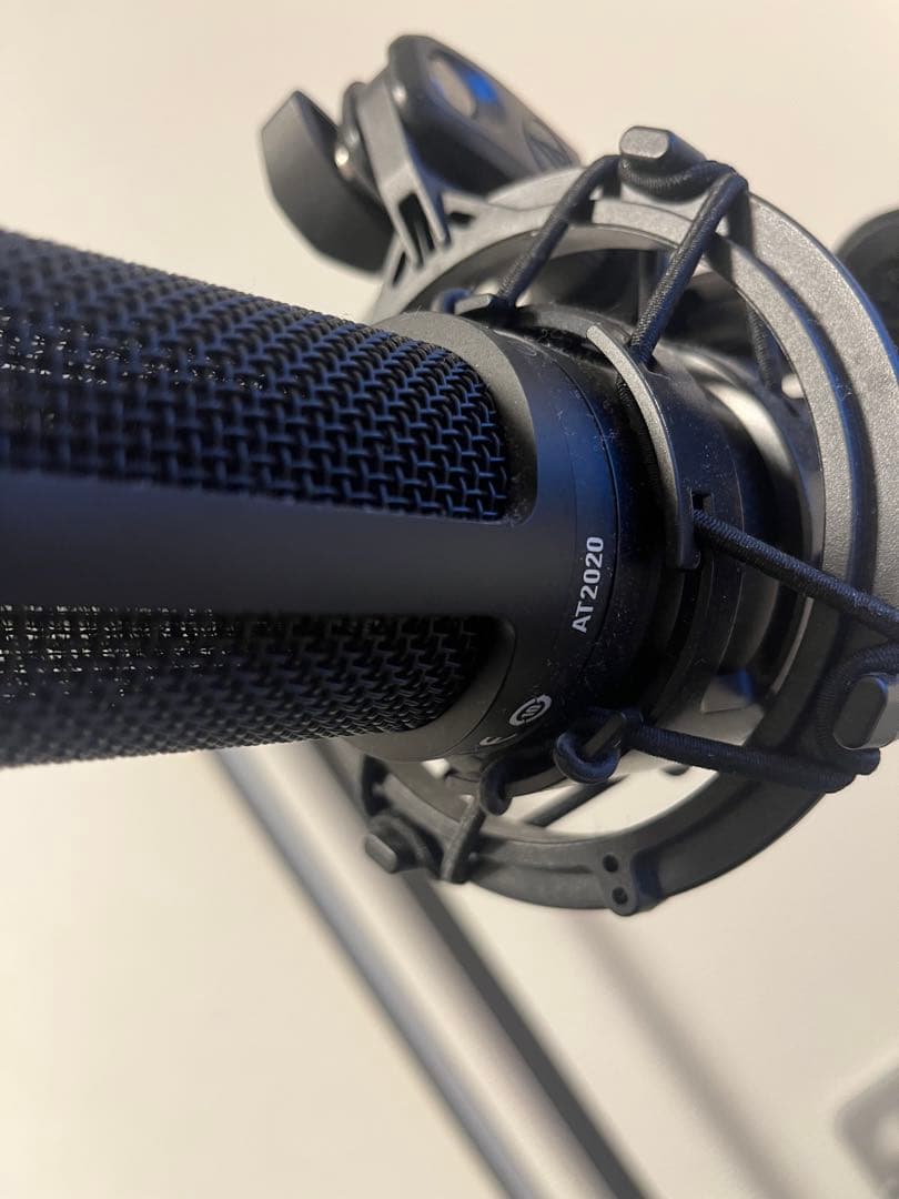 Elgato マイクアーム、オーディオテクニカマイク AT2020