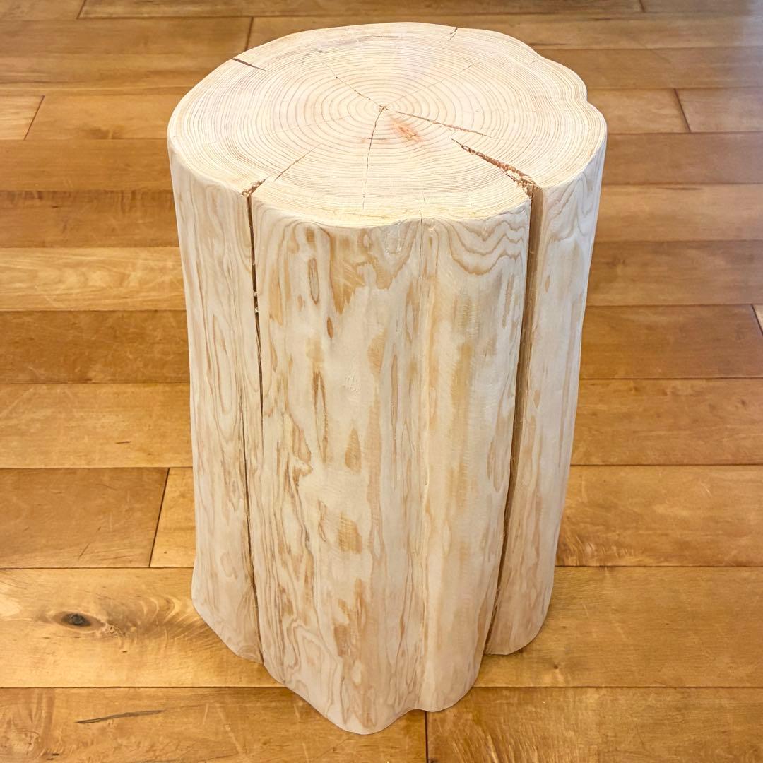 檜　丸太　椅子　スツール　No.1322