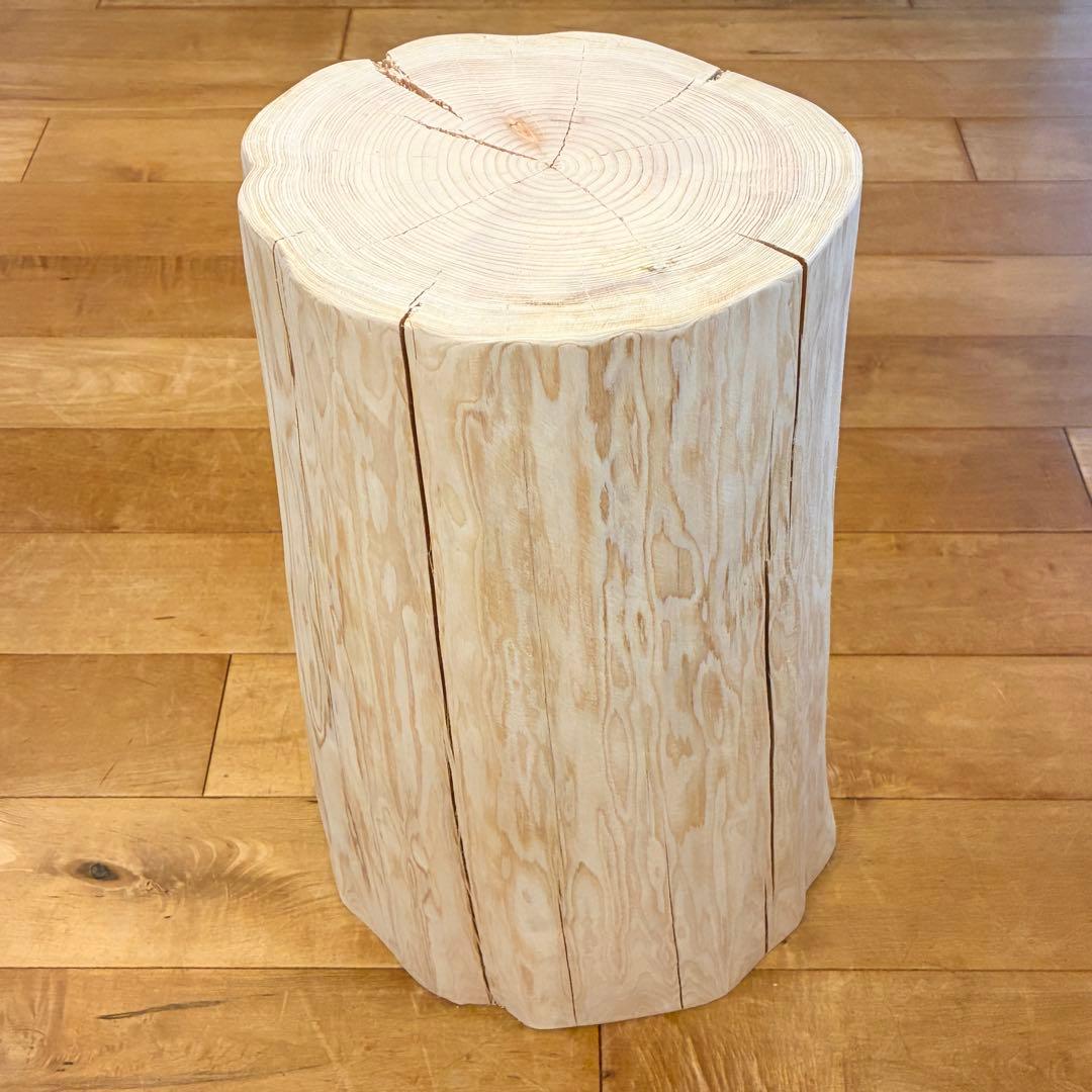 檜　丸太　椅子　スツール　No.1322