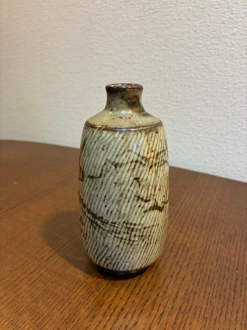 値下げ‼️酒器　人間国宝　島岡達三 昇龍徳利 石洞山人 絵付 共箱