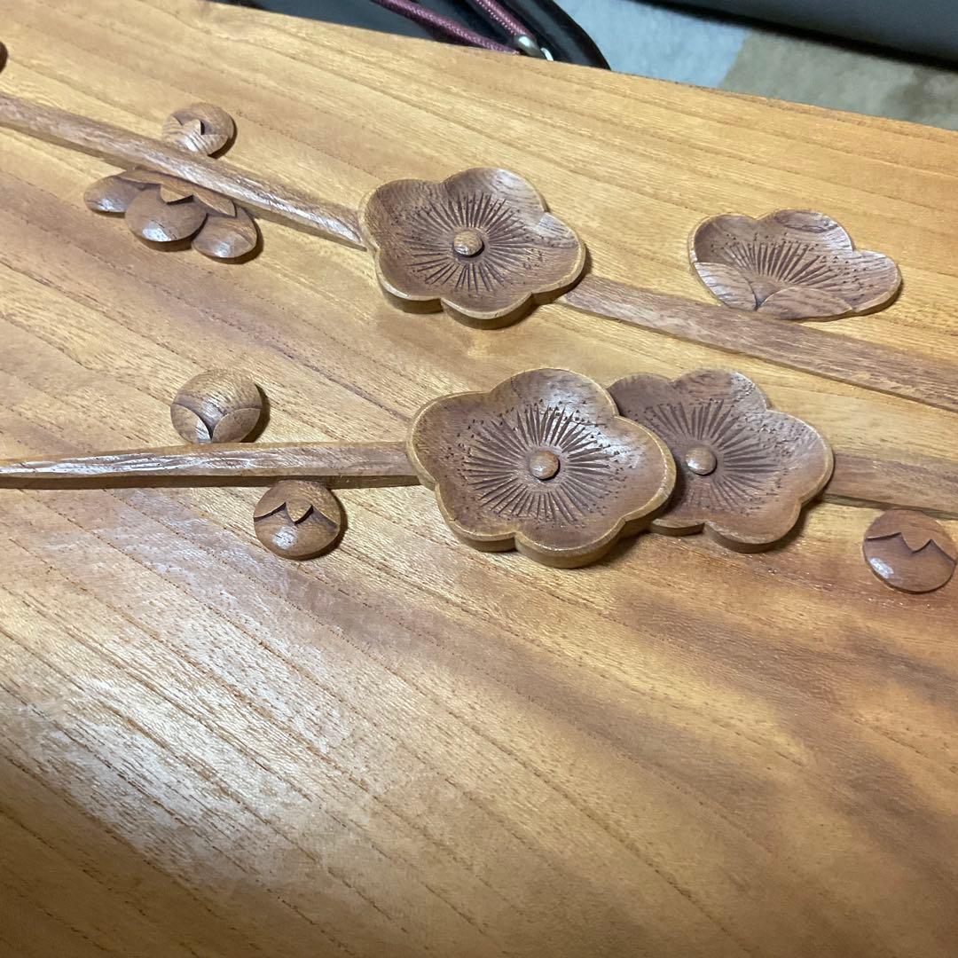 けやきの木彫額『鶴の巣篭もり』作家への注文品