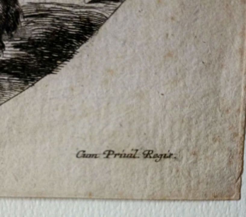 額装品　1640年頃　ステファノ・デラ・ベッラ　騎乗の戦士　稀少作品