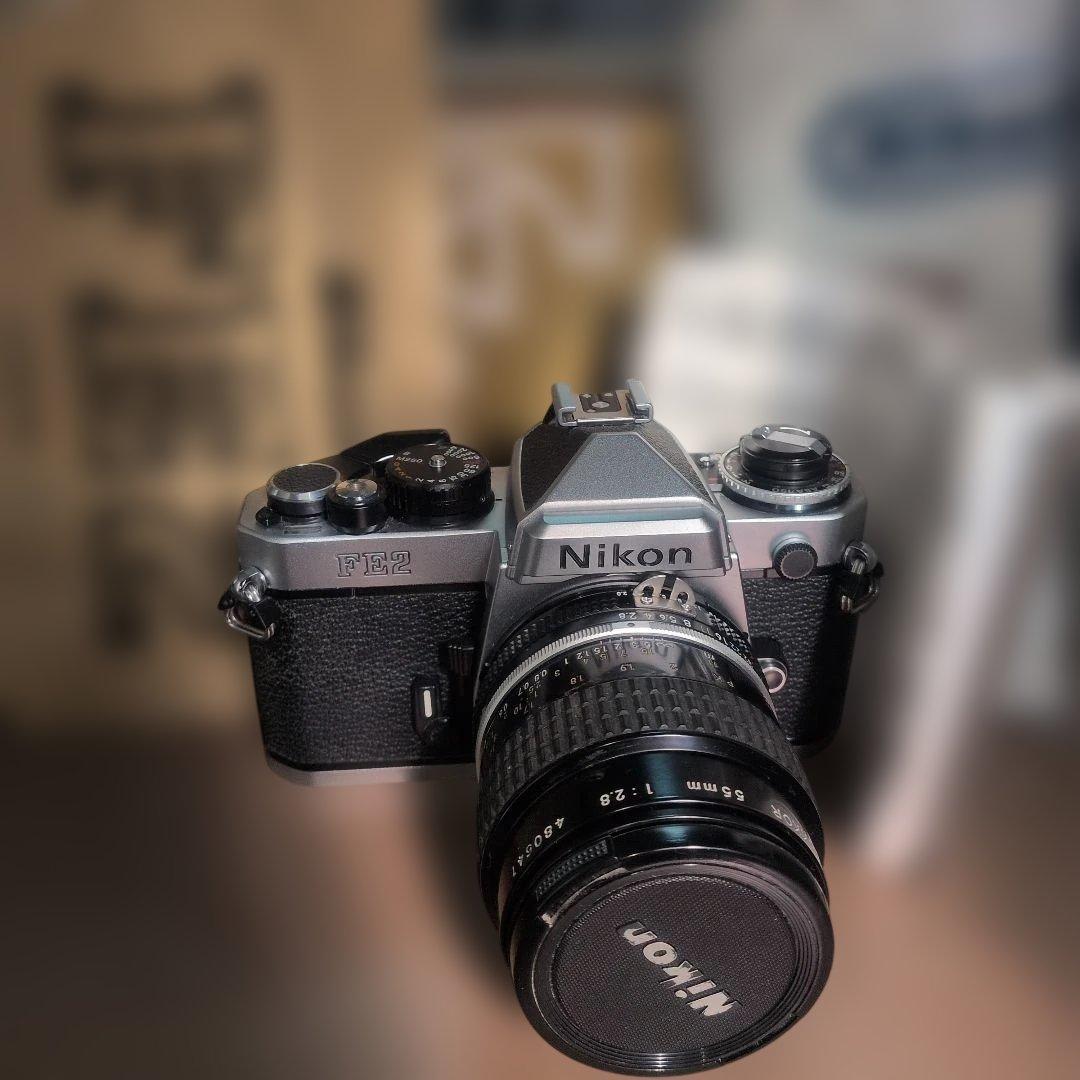 Nikon FE2 ＋ Micro-Nikkor F2.8 50mmレンズ