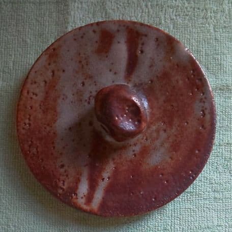 A 29     茶道    水指   鼠志野・加藤鐐作  ( 未使用品 )