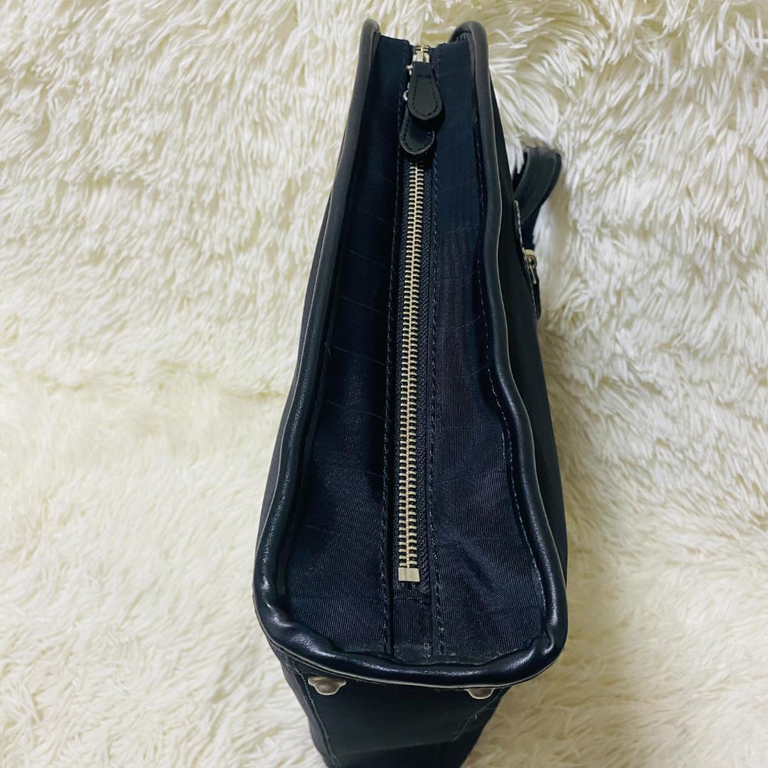 ポールスミス ストライプ ビジネスバッグ ブリーフケース　ブラック　A4可