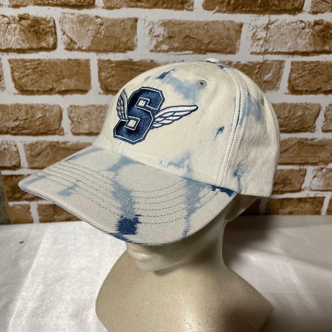 SUPREME Sロゴ　ウィングロゴ　6パネル　キャップ