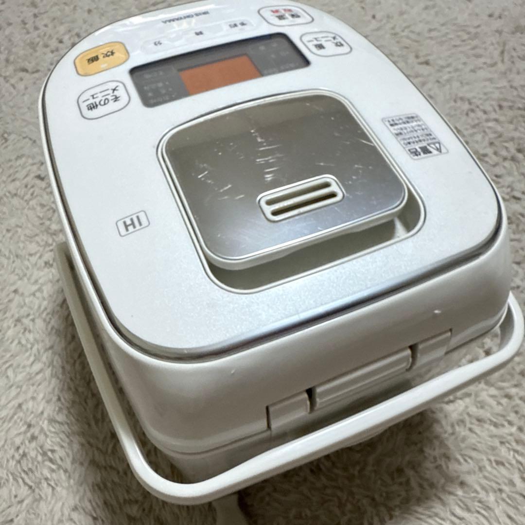 【美品】アイリスオーヤマ/炊飯器/IH式/ERC-IB50-W/5.5合/ジャー
