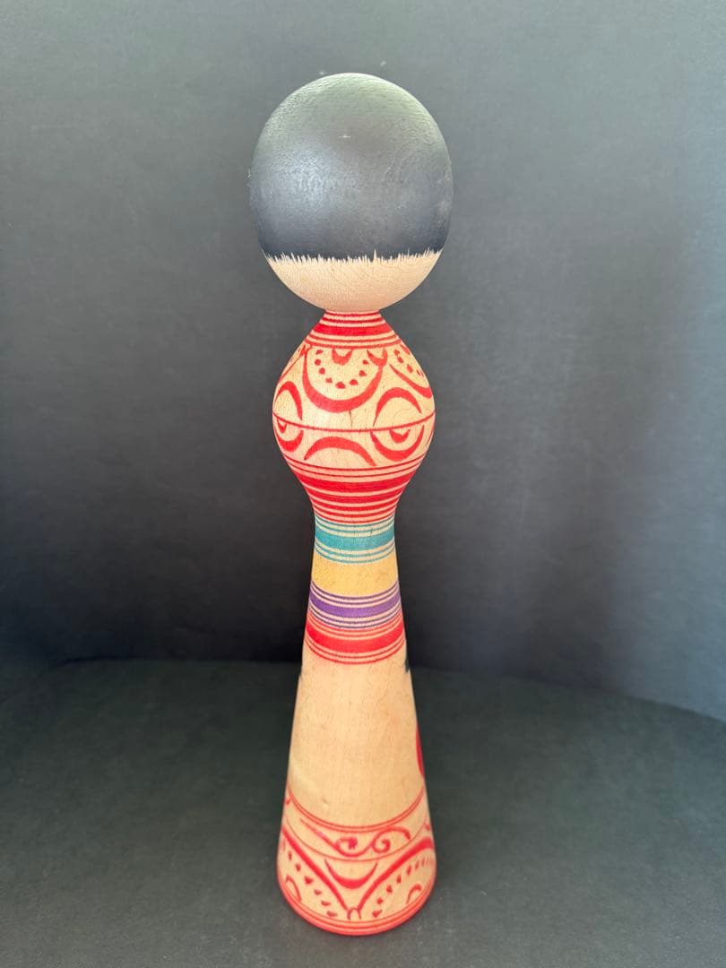 盛秀太郎作 手描き　希少品　盛秀太郎　津軽系　温湯こけし　伝統こけし　日本人形