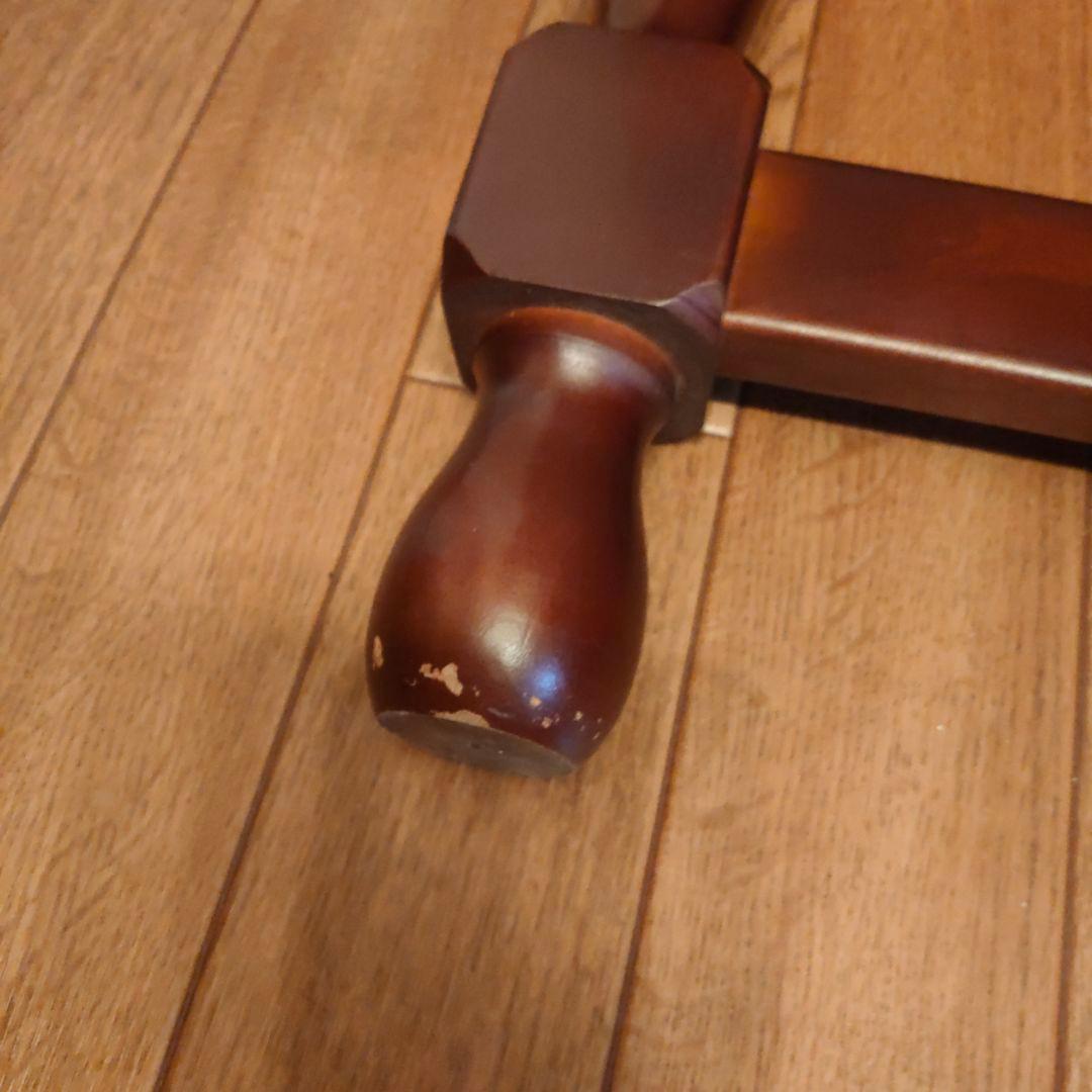 大理石風天板のビンテージテーブル