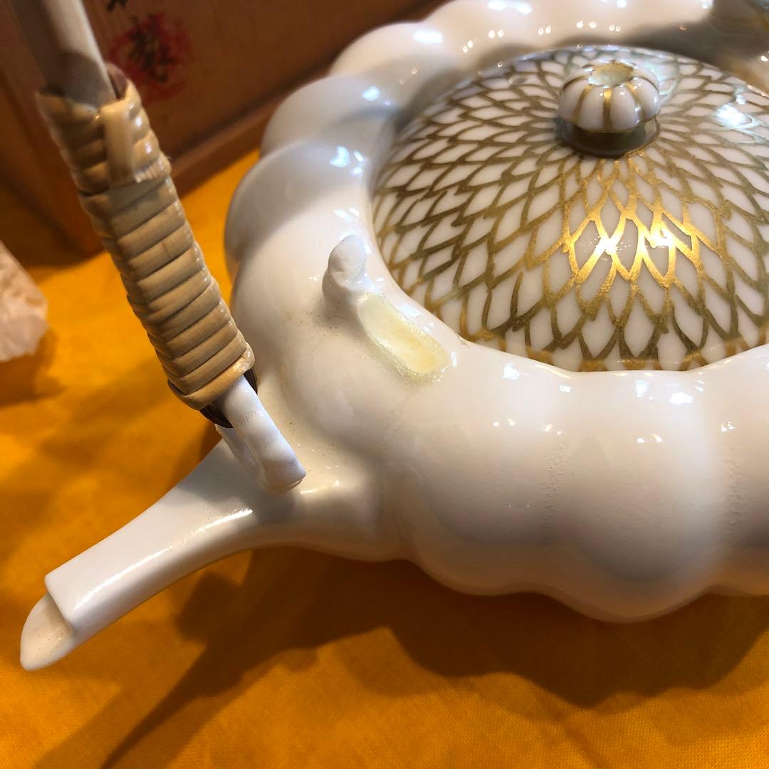 丁子　白髙麗菊花　東哉製　京都　清水