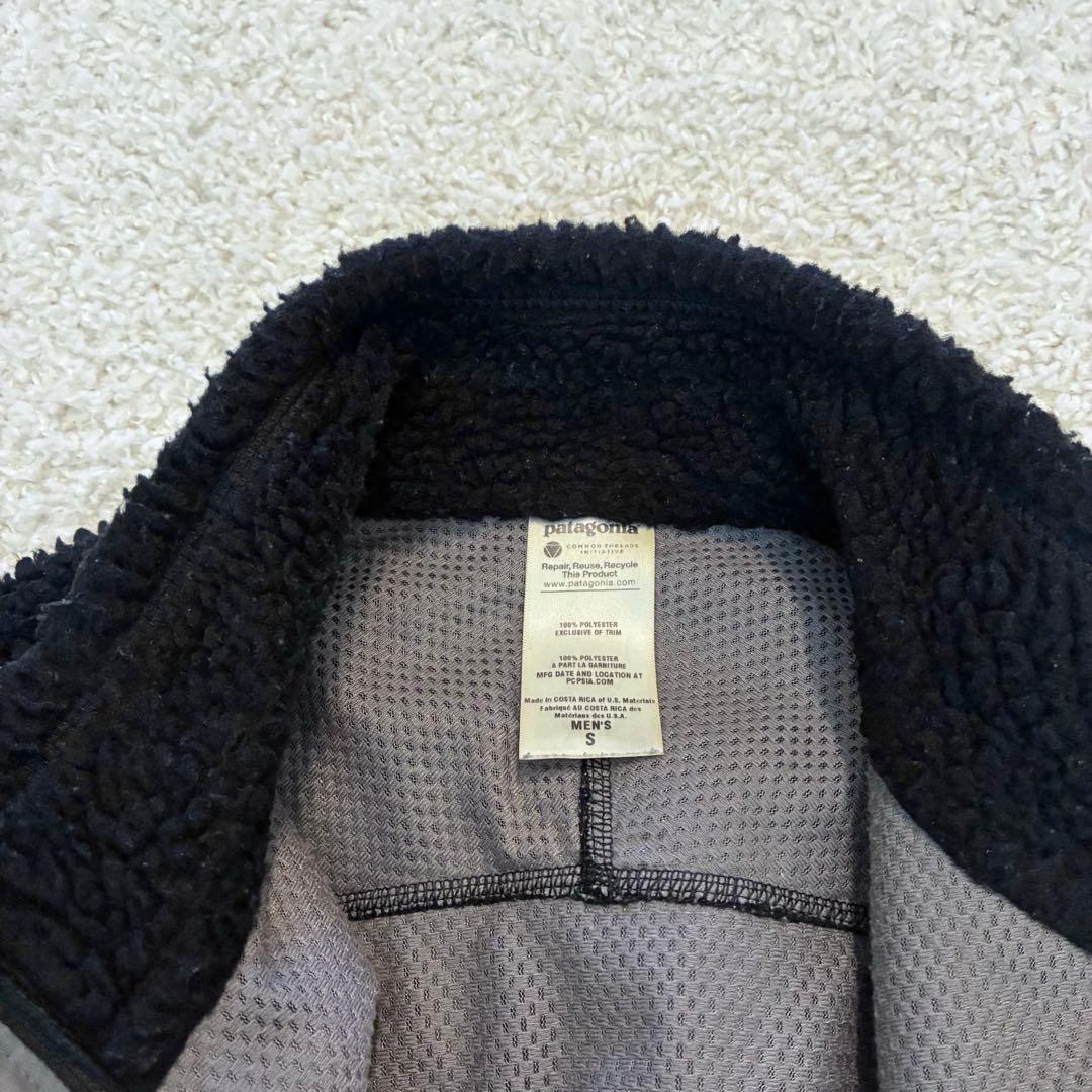 patagonia パタゴニア　フリース　ブラック レトロXベストS