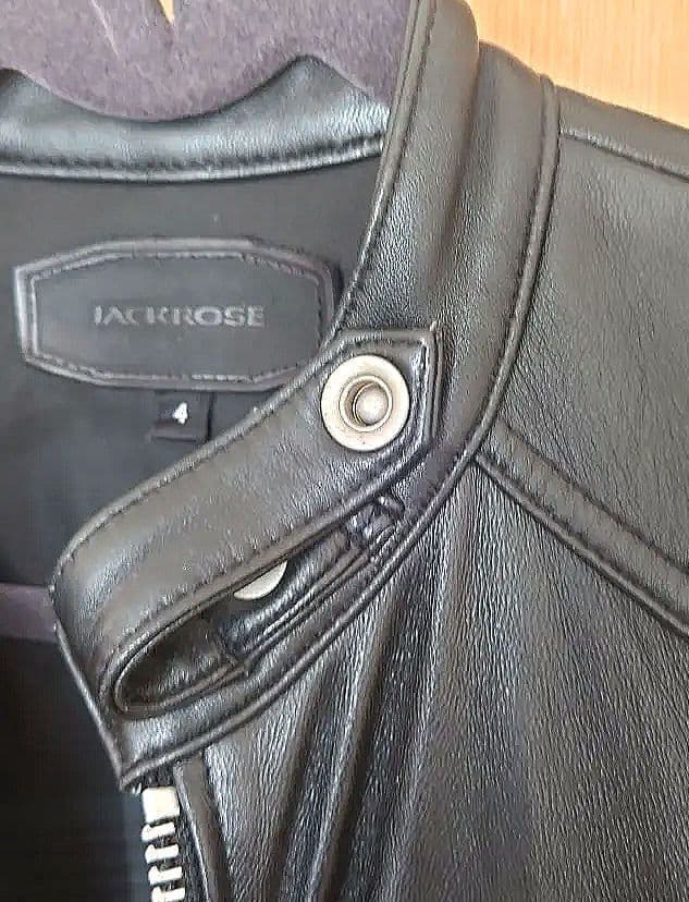 JACKROSE ラムレザー シングルライダースジャケット　サイズ4