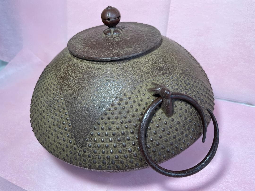 南部鉄瓶　南部鉄器　鉄瓶　湯沸かし　茶釜　南部三厳堂　ヴィンテージ