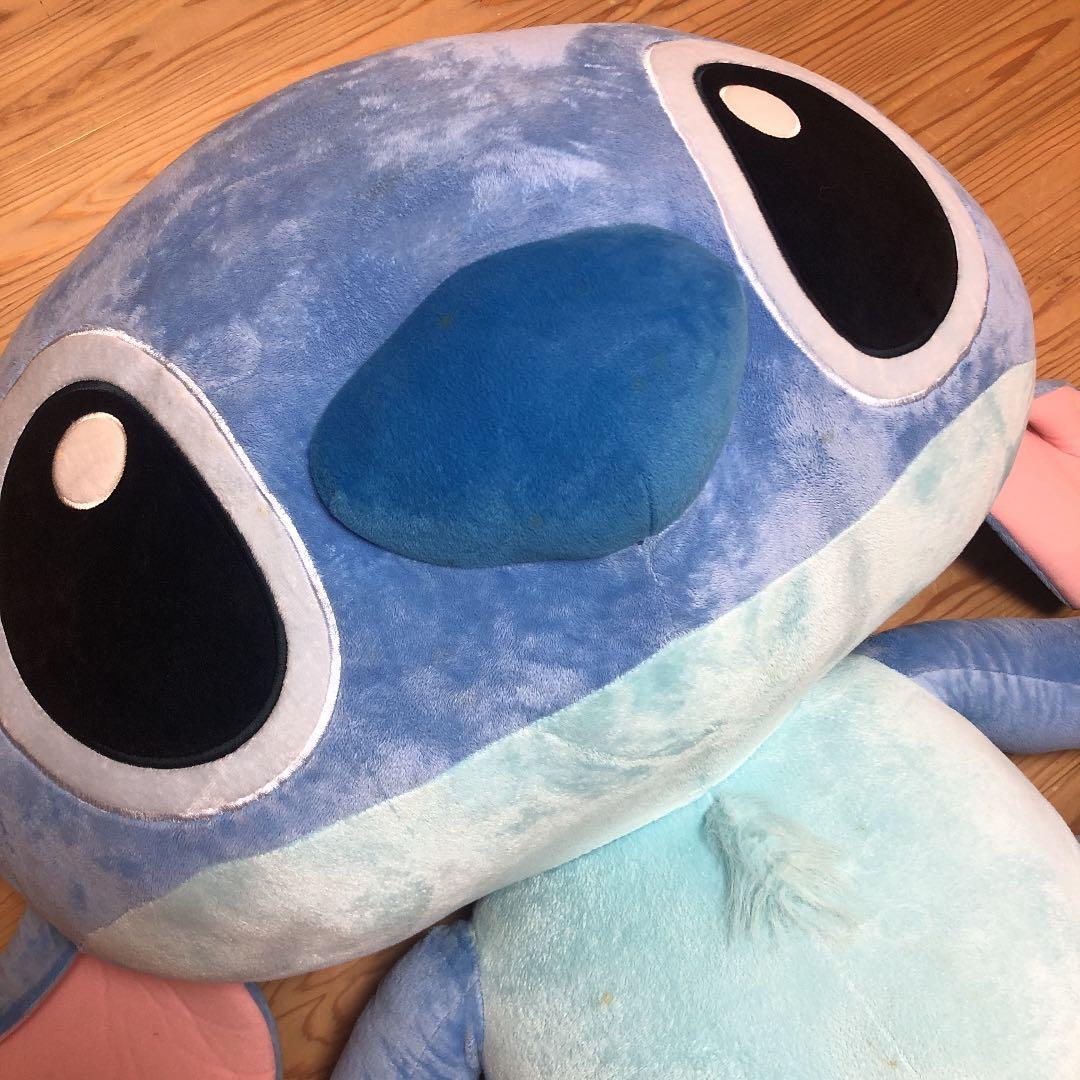 お値下げ【美品】スティッチ ぬいぐるみ 85cm 超超特大 正規品