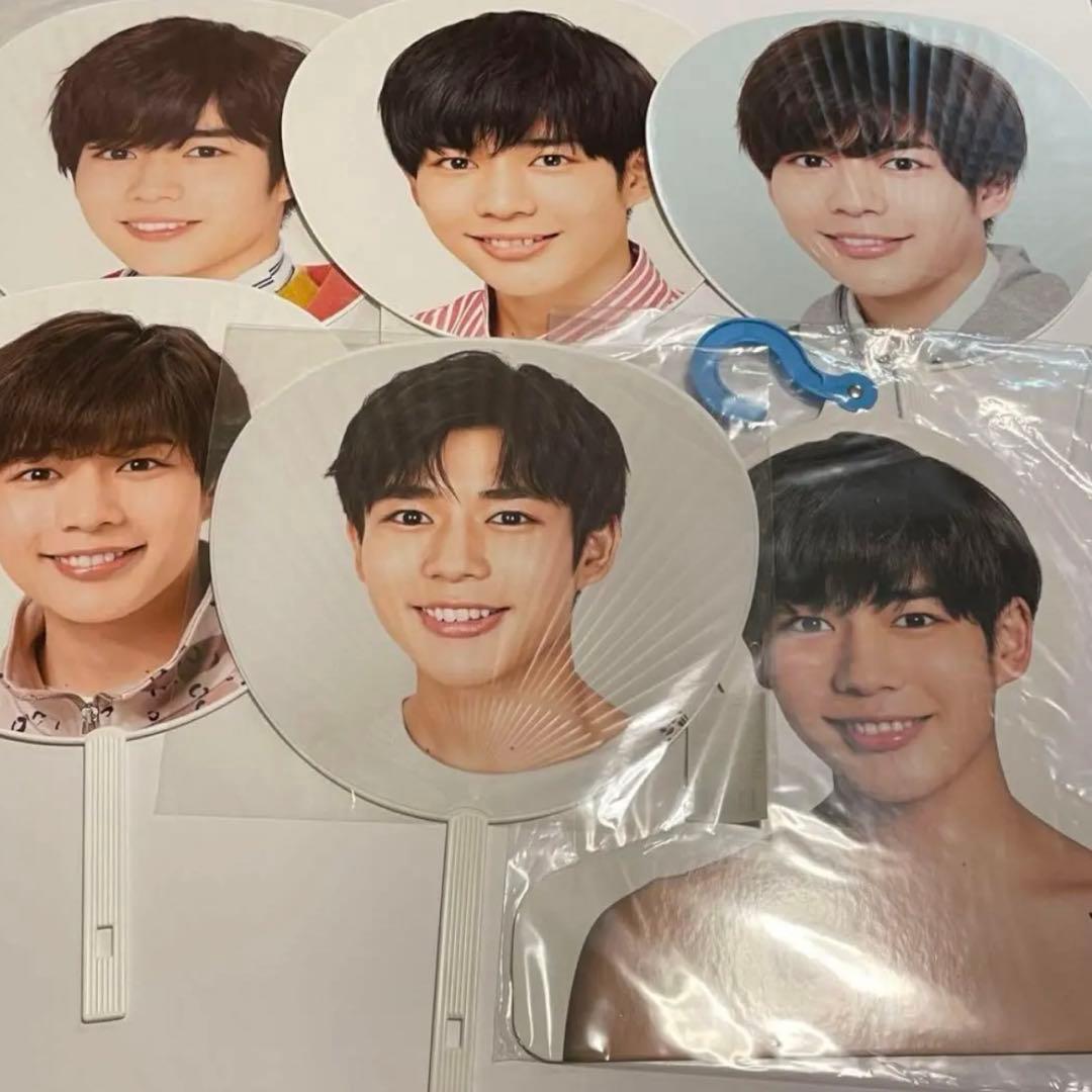 なにわ男子 長尾謙杜 なにわ フォトセット うちわ ちびぬい まとめ売り