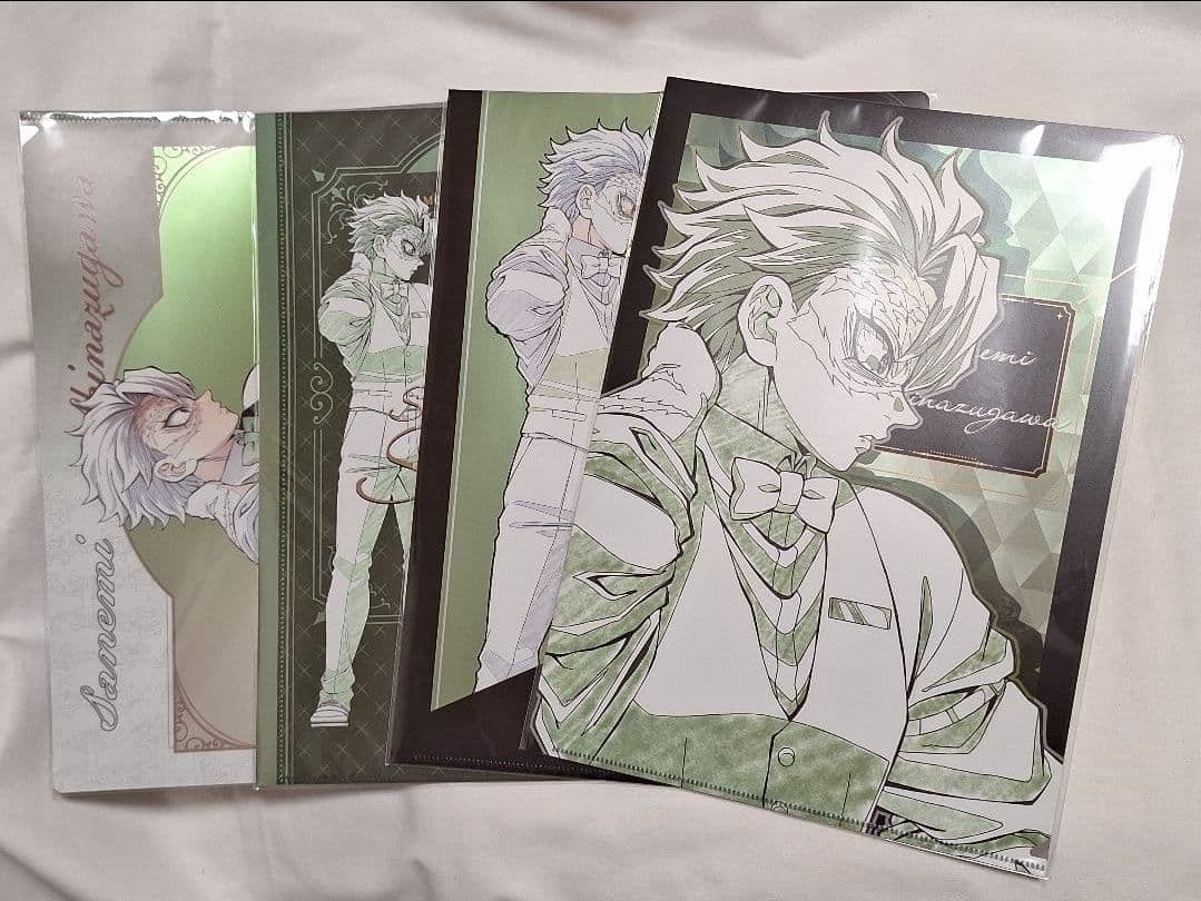 鬼滅の刃 モクテル ロト 2弾 メタリッククリアファイル 不死川実弥 セット