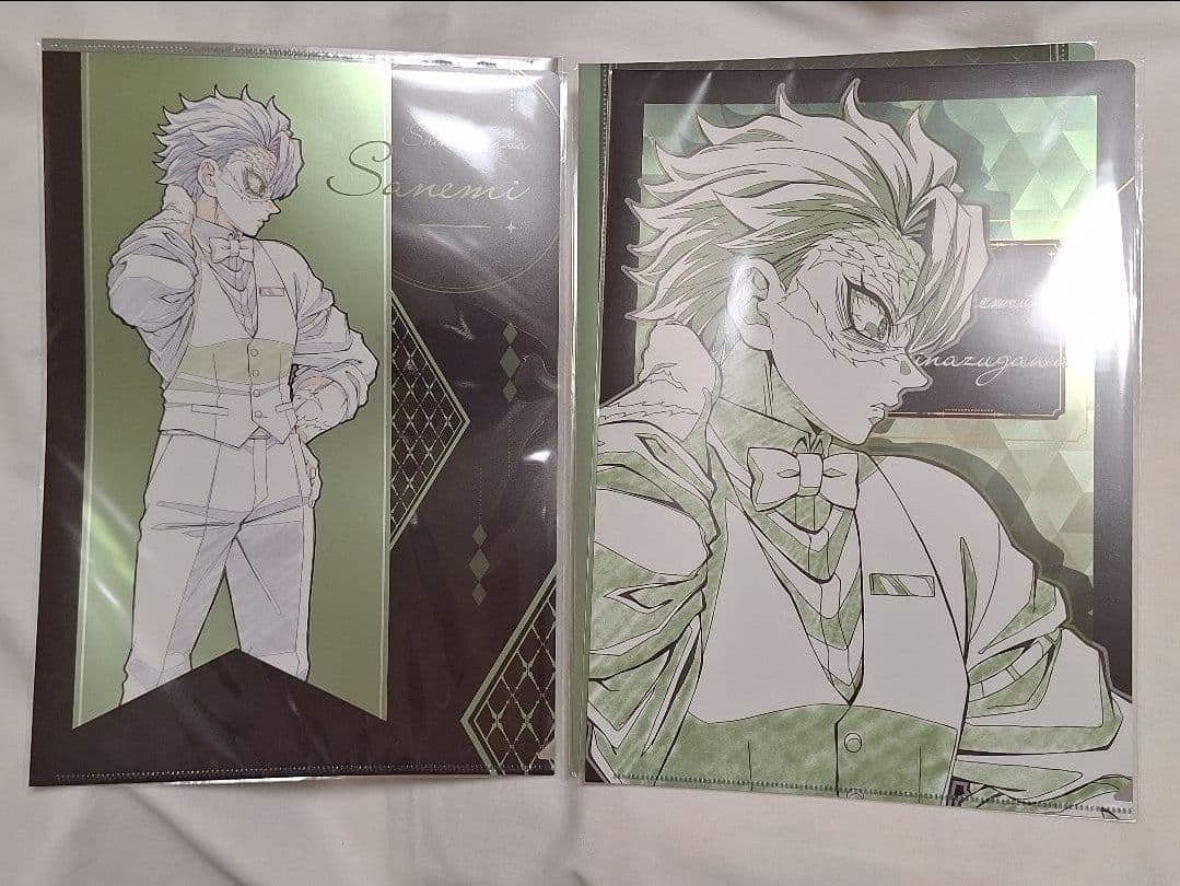 鬼滅の刃 モクテル ロト 2弾 メタリッククリアファイル 不死川実弥 セット