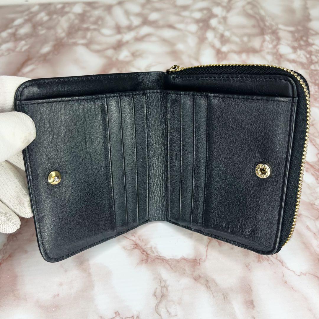 【極美品】agnès b. 二つ折り財布　折り財布23