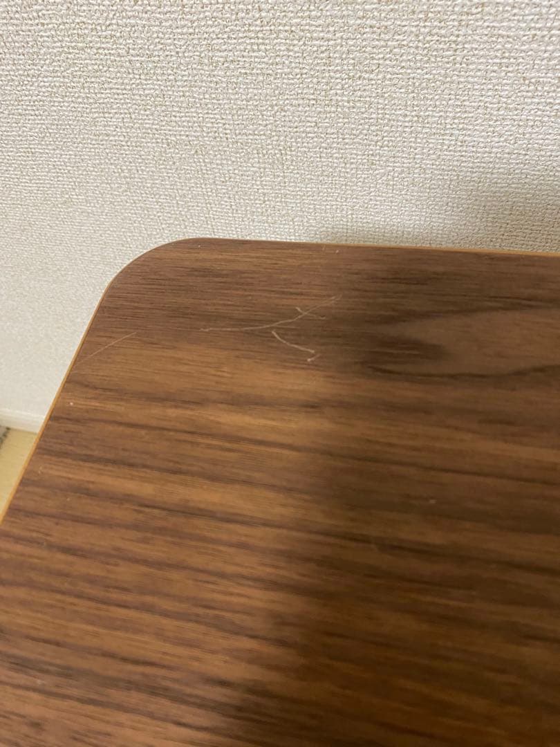 KEYUCA（ケユカ）クワミサイドテーブル　ウォルナット説明書ステッカー付き