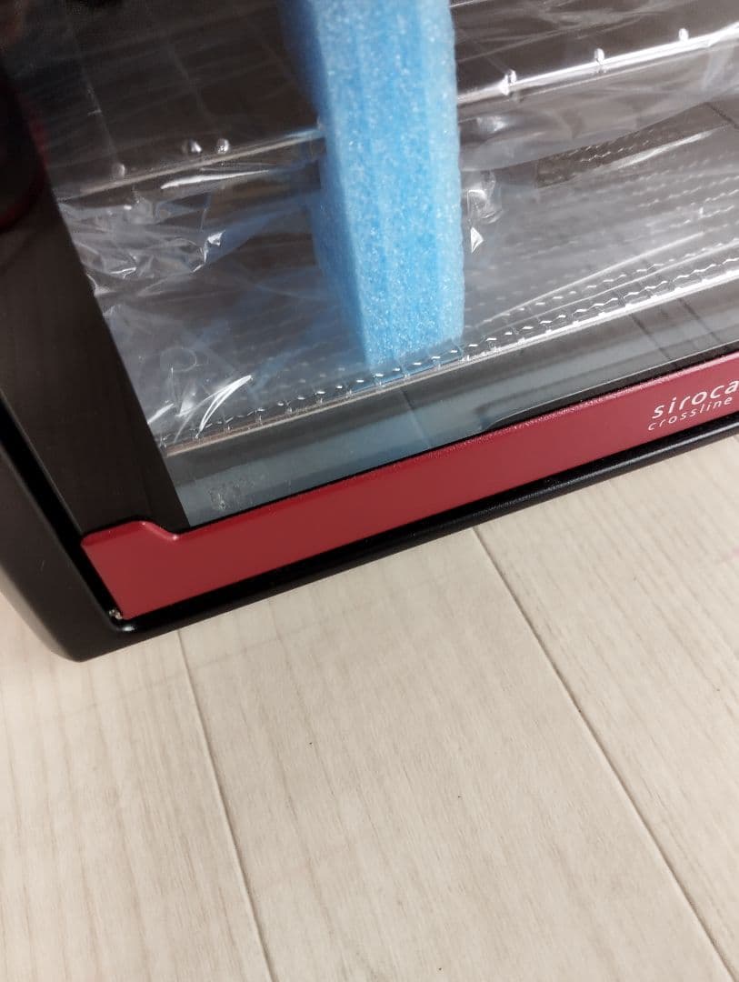 シロカ オーブン ブラック/レッド　未使用