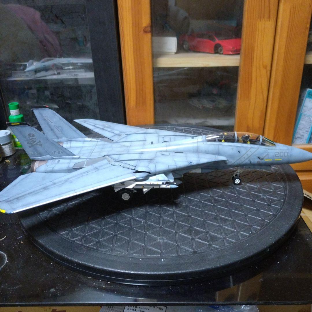 タミヤ 1/48 F14Aプラモデル塗装済み完成品