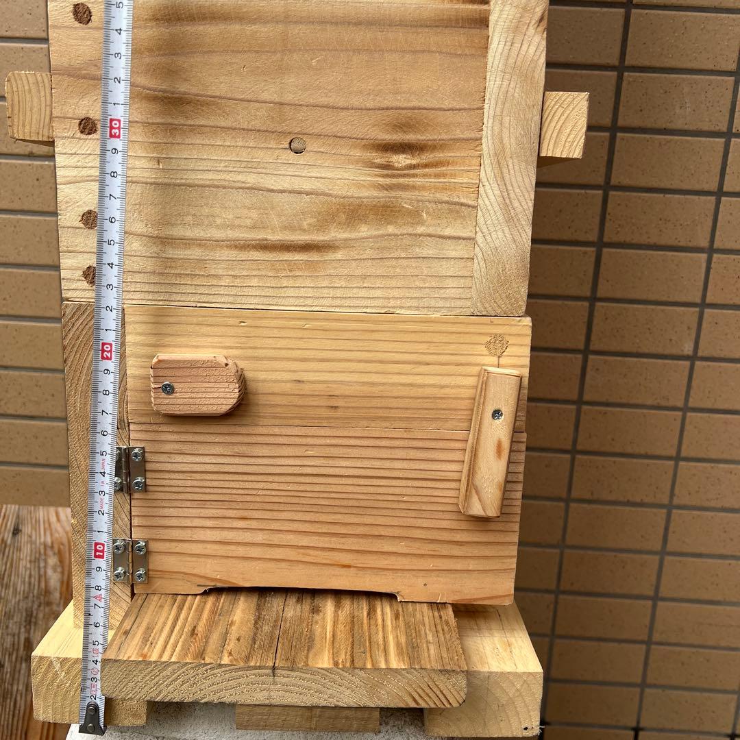 日本ミツバチ重箱式巣箱　手作り　４段　　　1