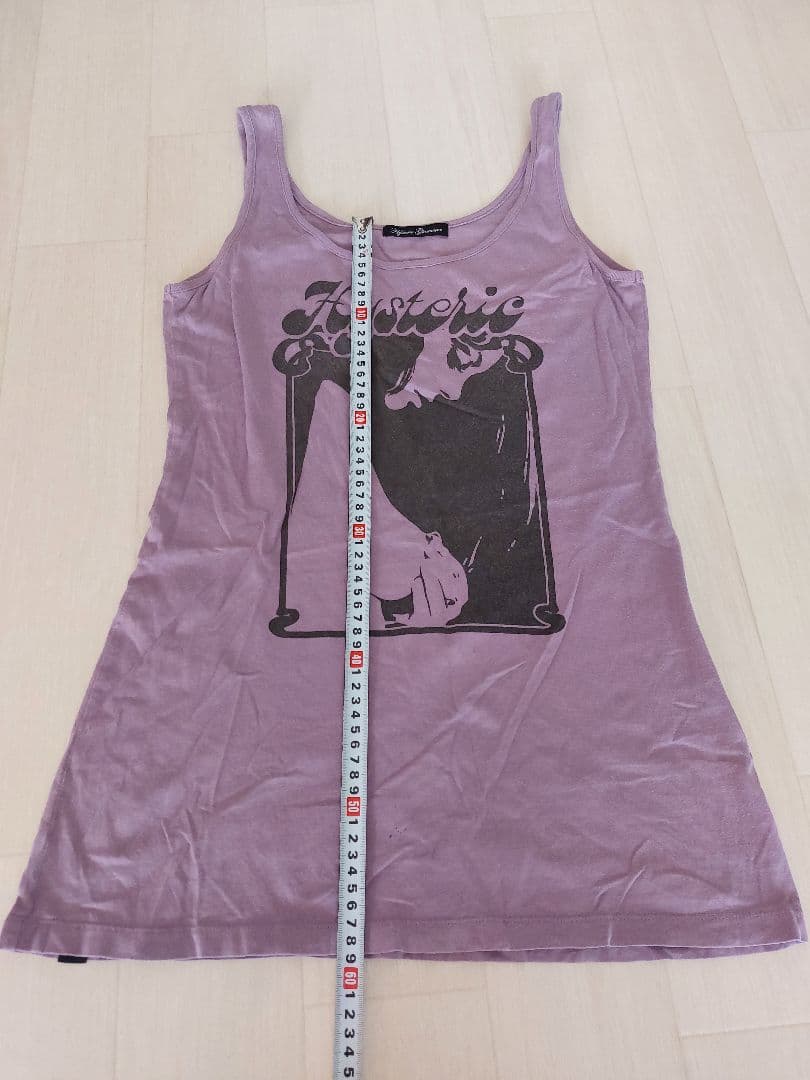 希少！ヒステリックグラマー紫ラベンダータンクトップ　ノースリーブ