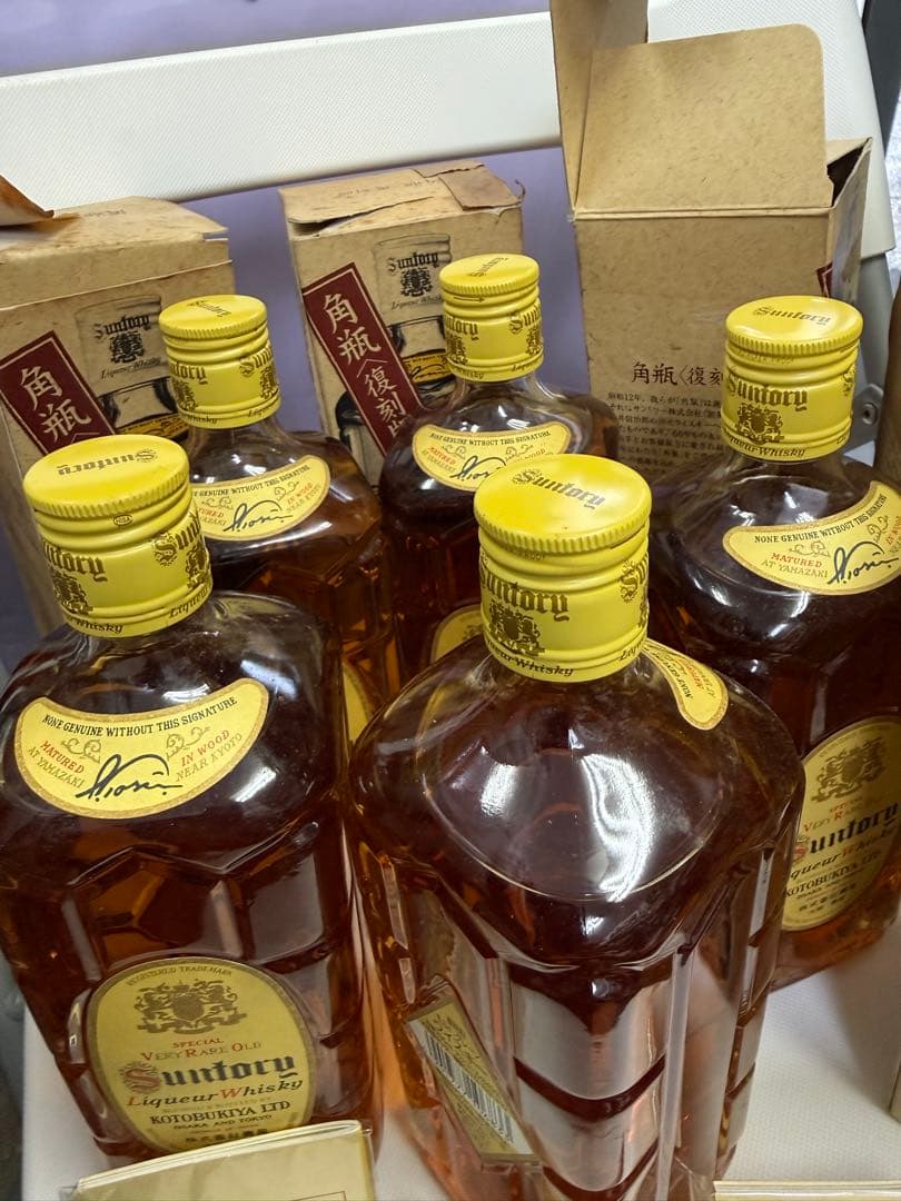新品未開封角瓶復刻版非常に希少サントリーウイスキー 700ml 5本セット