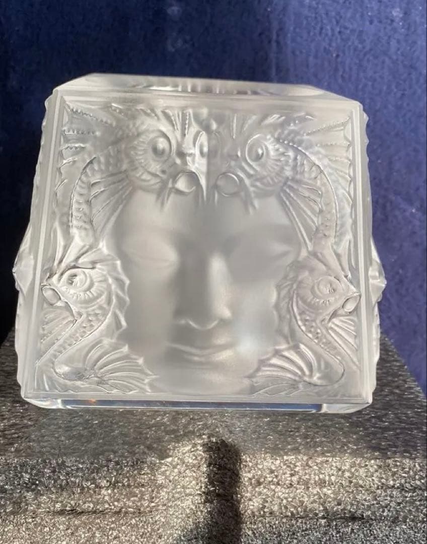 LALIQUE ラリック マスクド ファム キャンドル ホルダー