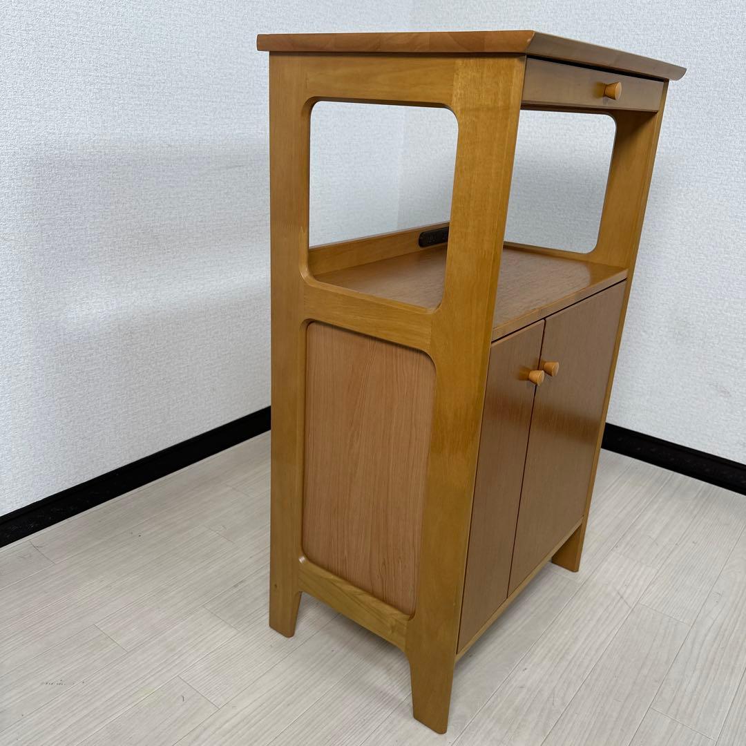 カリモク 電話台 TEL台 FAX台 サイドテーブル コンセント2口 i4※