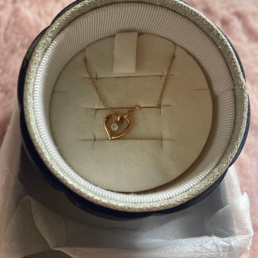 ひいな♡ 自宅保管　未使用　4°C 10Kハートネックレス　単品