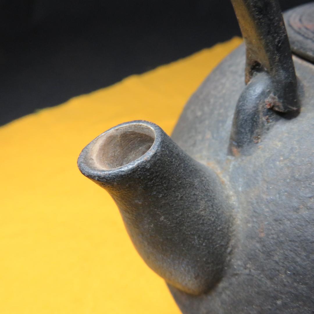 鉄瓶 馬 双馬 南部鉄器 錆 炉端 囲炉裏 キャンプ 茶道具 茶器