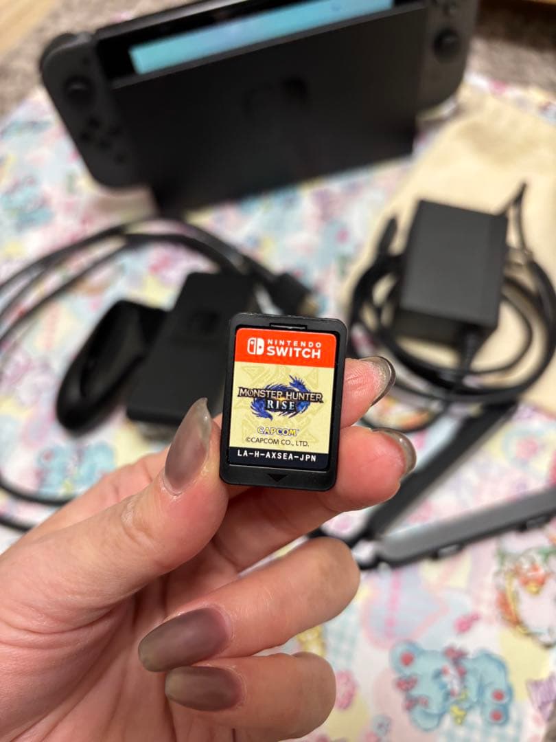 Nintendo Switch 本体 箱なし+モンハンライズ 箱なし