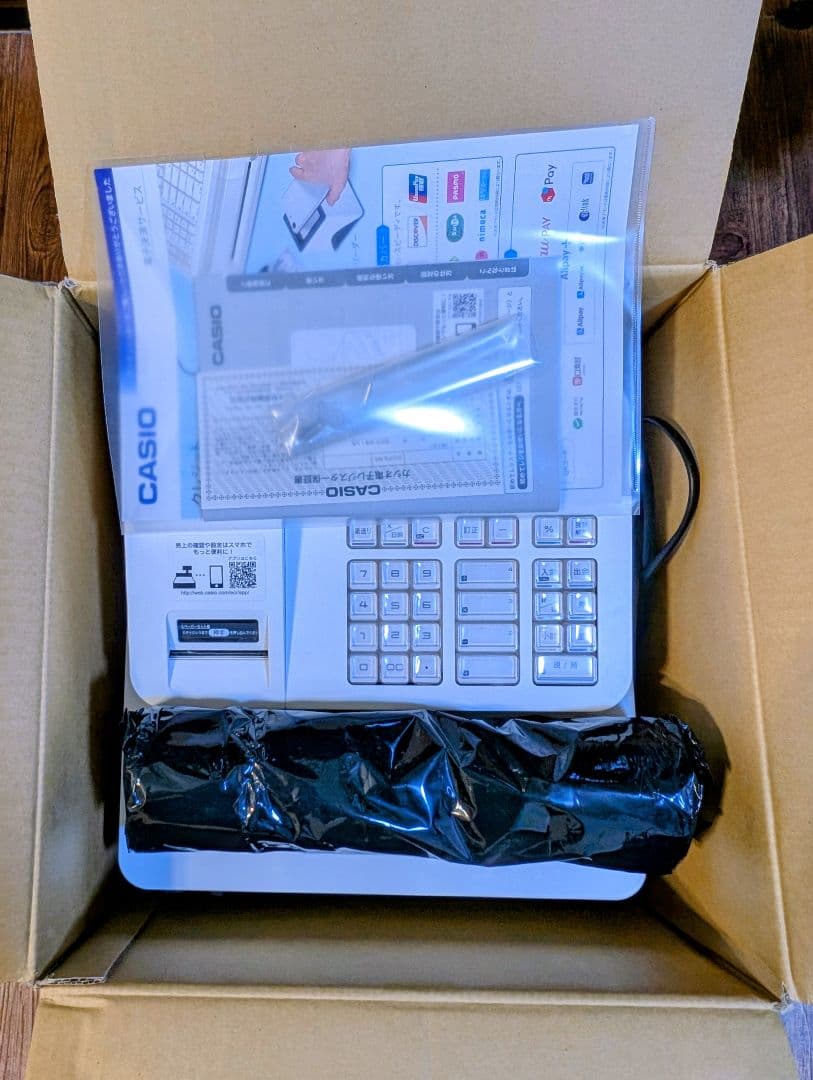 CASIO 　レジスター SR-G3-EX WE Bluetooth対応