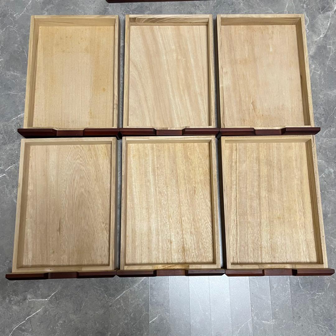 書類箪笥　書庫　整理棚 桐製チェスト 8段16杯箪笥 大容量収納