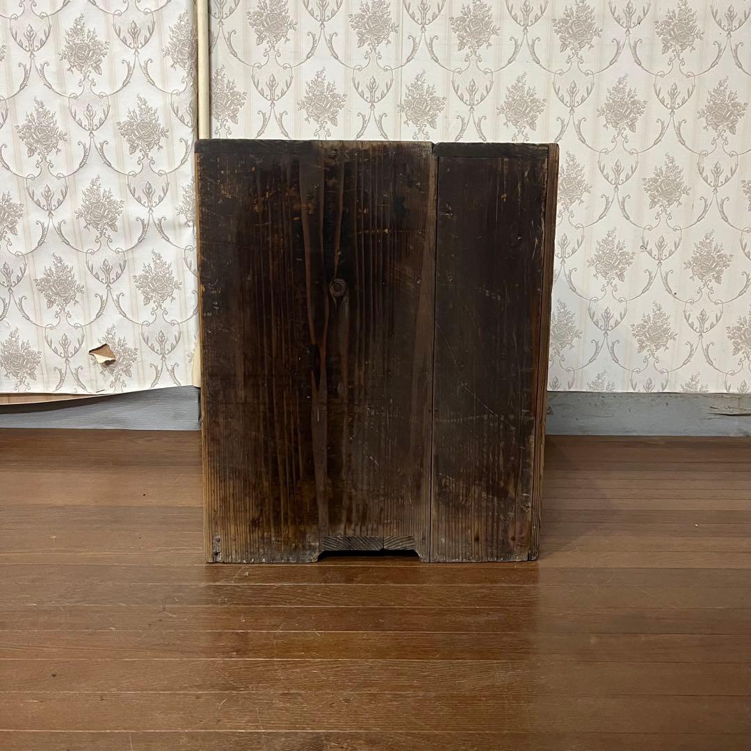 【アンティーク】昭和レトロ 木製 小箪笥 小引出し 収納棚 チェスト 古家具