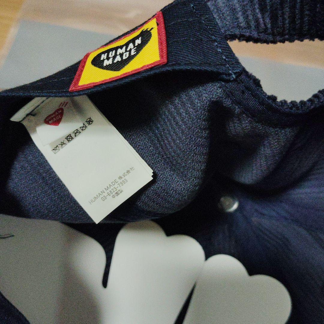 Human Made ネイビー コーデュロイキャップ