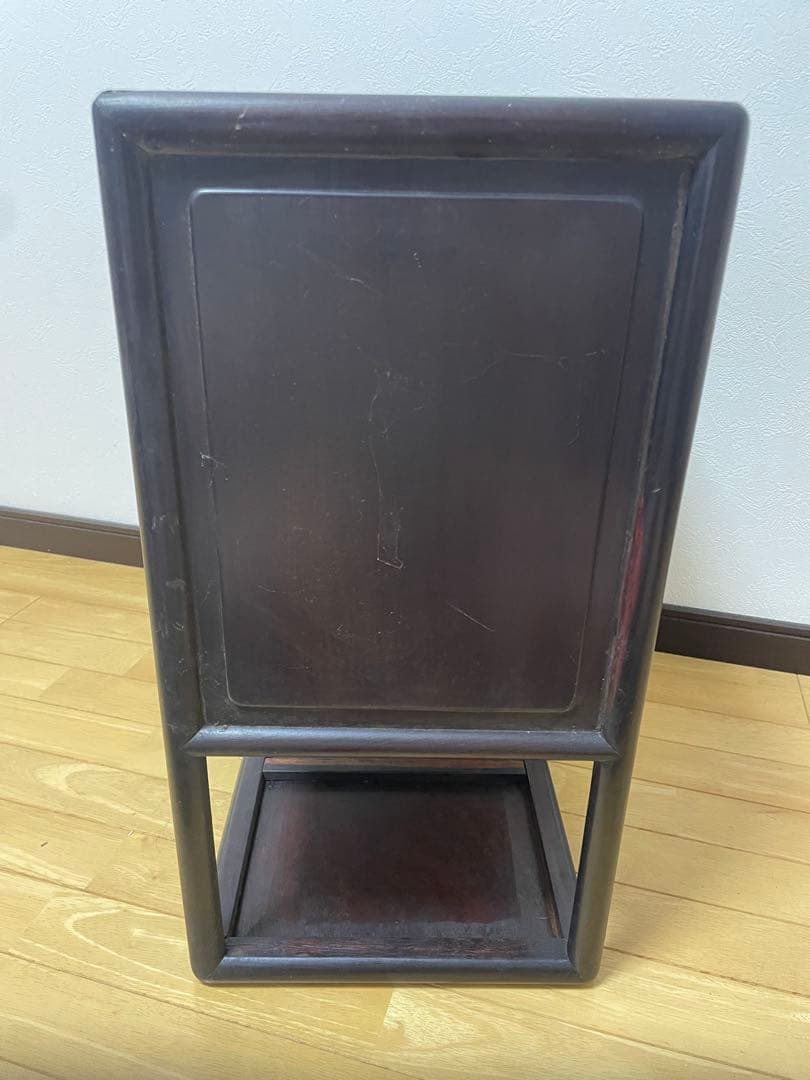 ナ*コ様 木製/漆塗/観音開き/茶箪笥/木工芸/時代/骨董/古美術/茶道/中国/