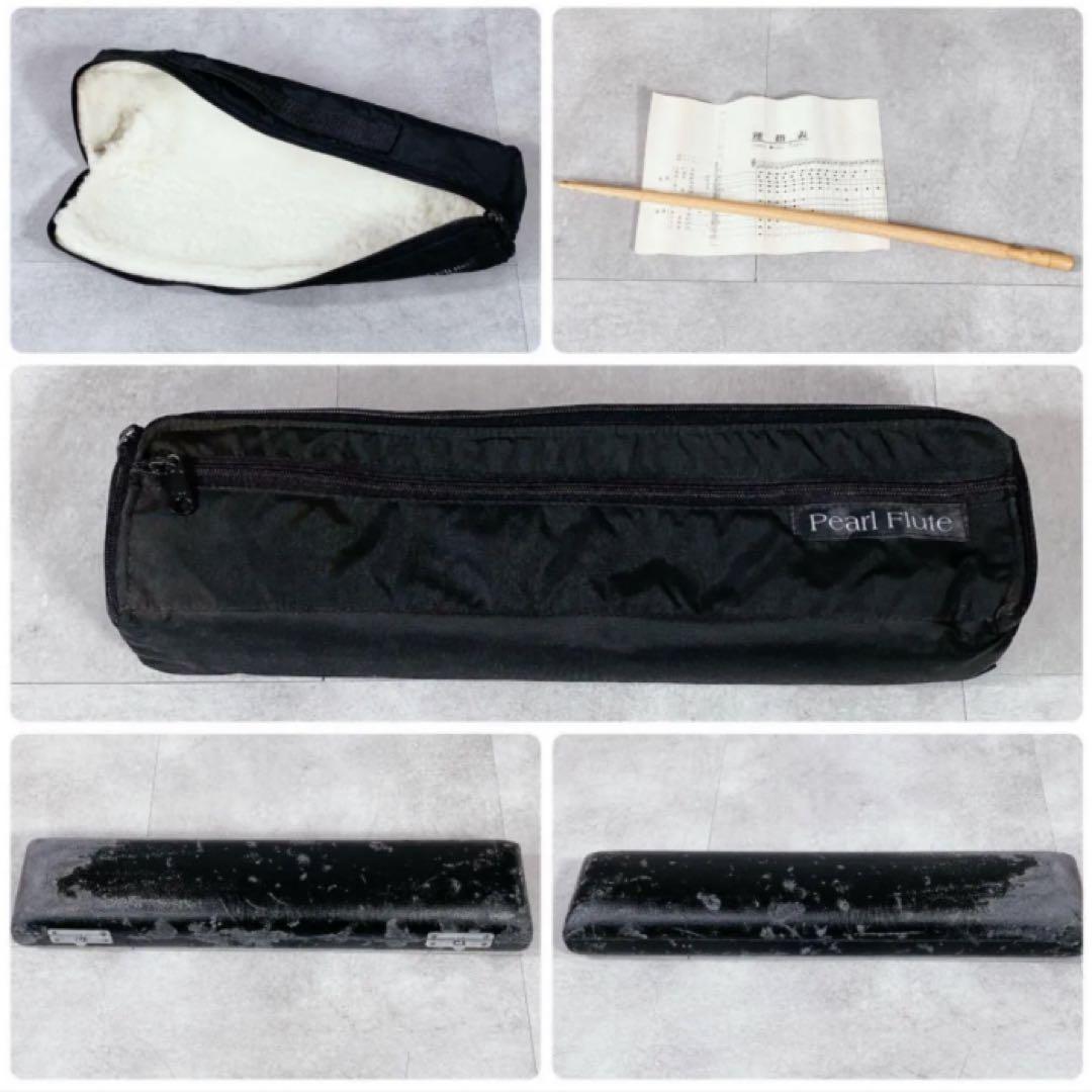 X363 Pearl パール PF-661 フルート 頭部管銀製 Eメカ 楽器