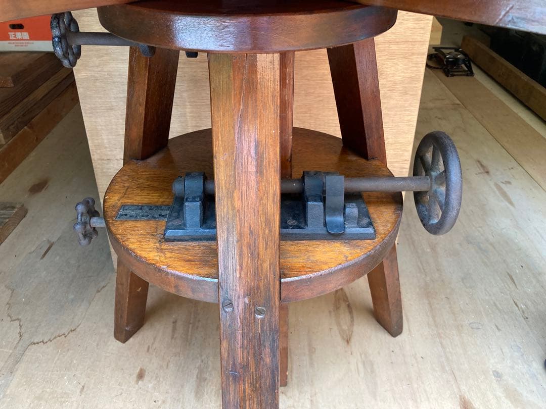 アンティーク昭和初期の測量台