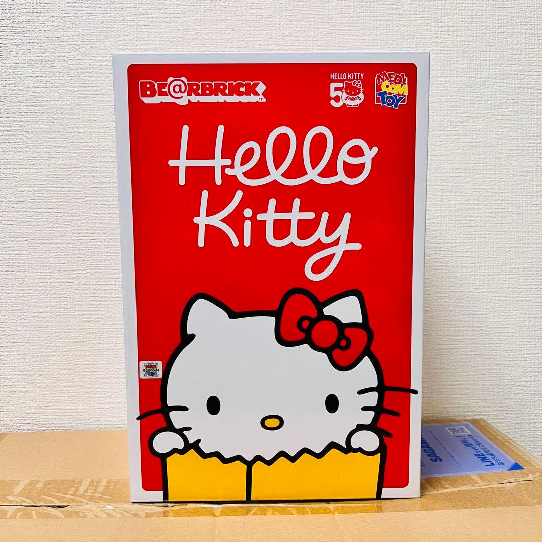 新品未開封 ベアブリック ハローキティ展 50周年 100% 400%