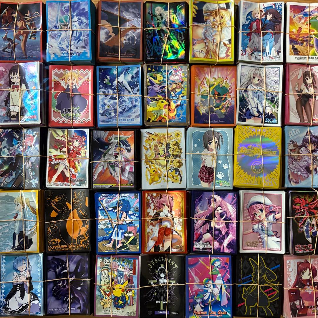 トレカスリーブ キャラスリーブのみ まとめ売り 100サイズ 約16kg