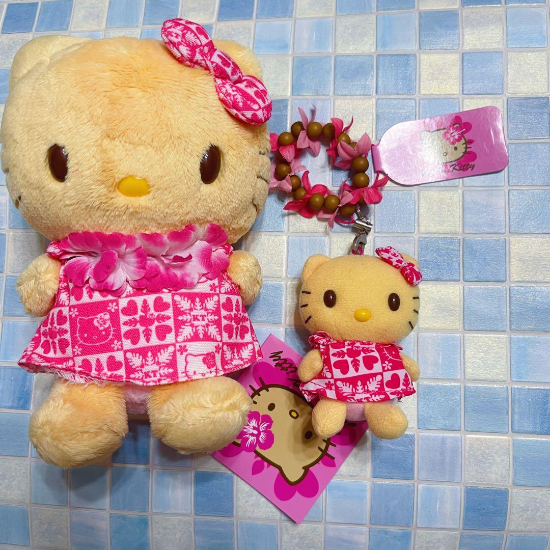 サンリオ　ハローキティ　ロコスタイル　ぬいぐるみ　マスコット　2点セット