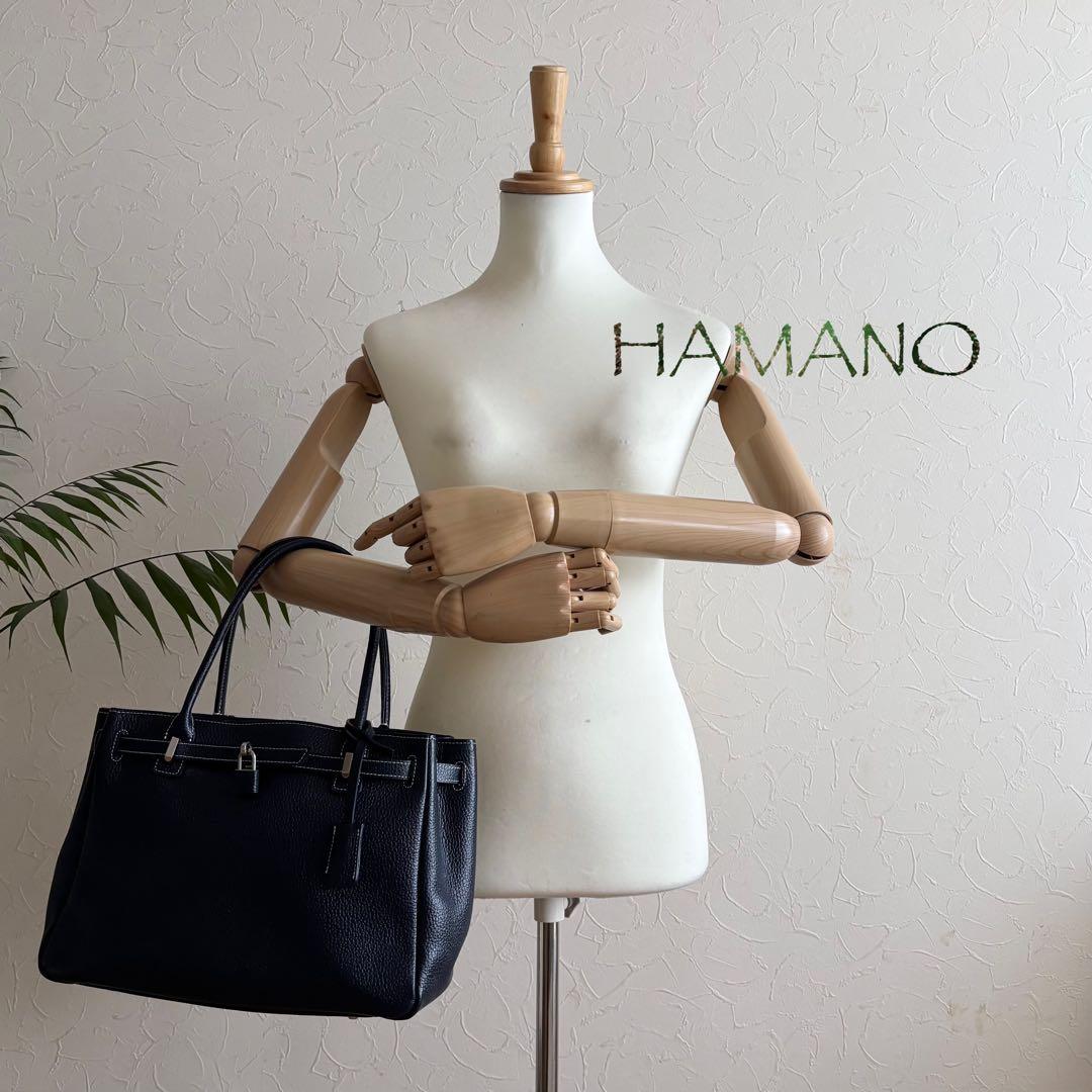 極美品 傳濱野 ミーティア レザートートバッグ