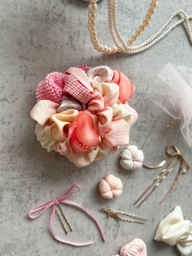 YURI様order♡ 七五三髪飾り　ヘッドドレス