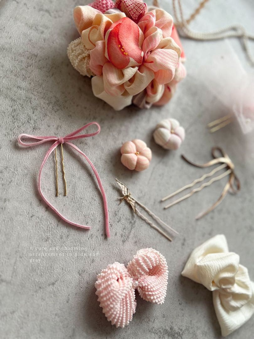 YURI様order♡ 七五三髪飾り　ヘッドドレス