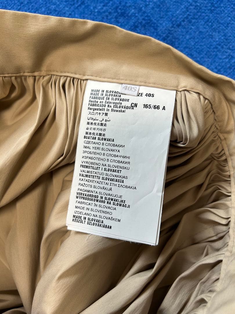 超美品！PRADA プリーツスカート ベージュ サイズ40SプラダMiumiu