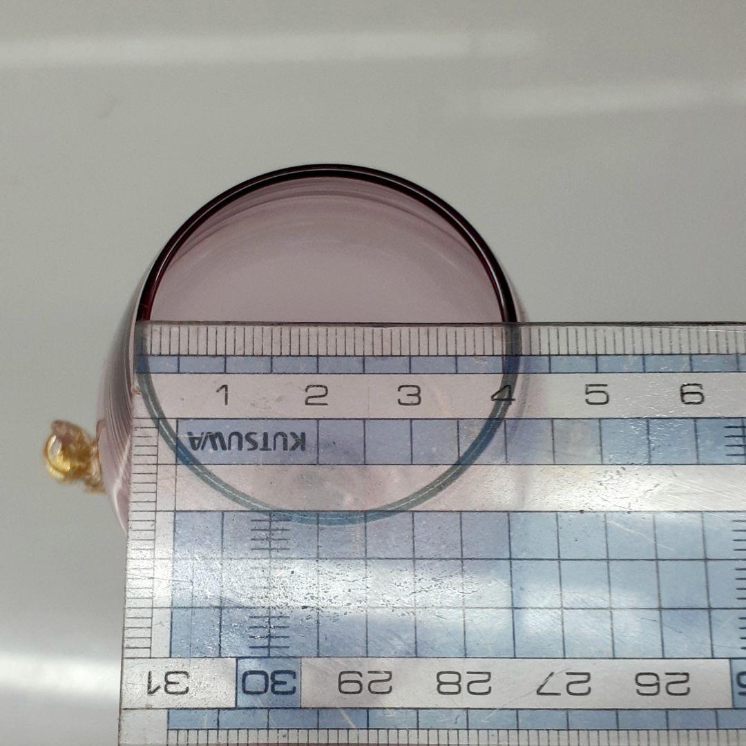 MURANO ムラノ 双耳飾り 金彩 ドルフィン モチーフ ピンク グラス