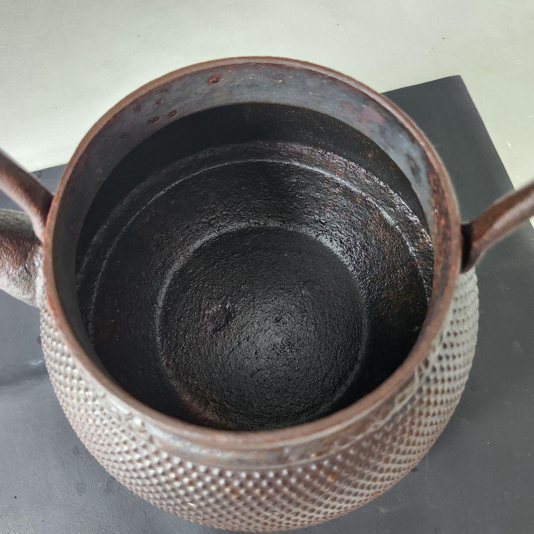 ＵＳＥＤ、良品　南部岩鋳製造　南部鉄瓶　南部鉄器