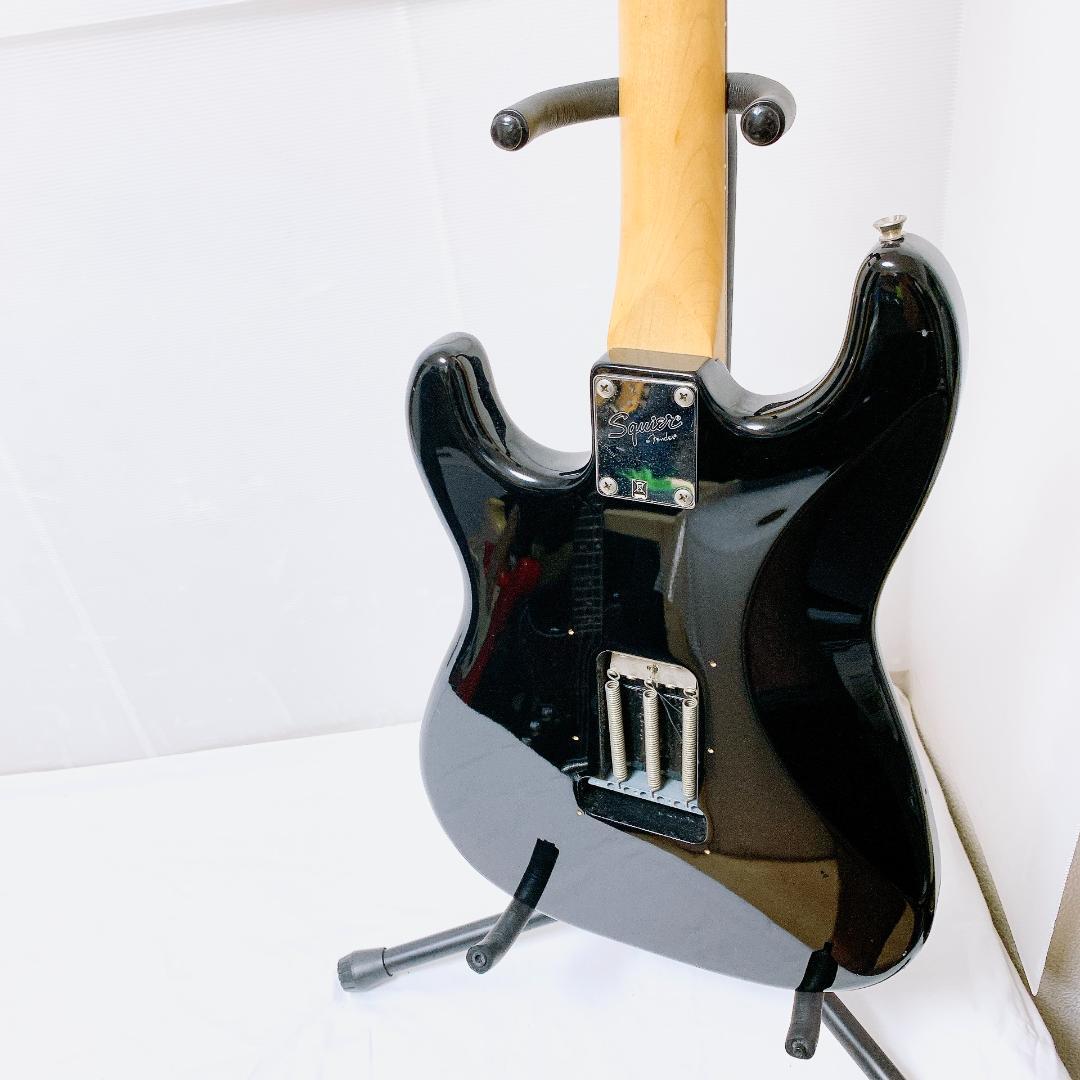 美品 Squier スクワイヤー ストラトキャスター エレキギター ブラック
